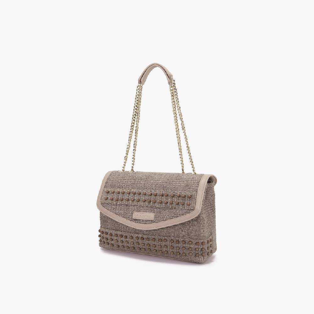 La Carrie BORSA A SPALLA MALIBU IVORY Offerta