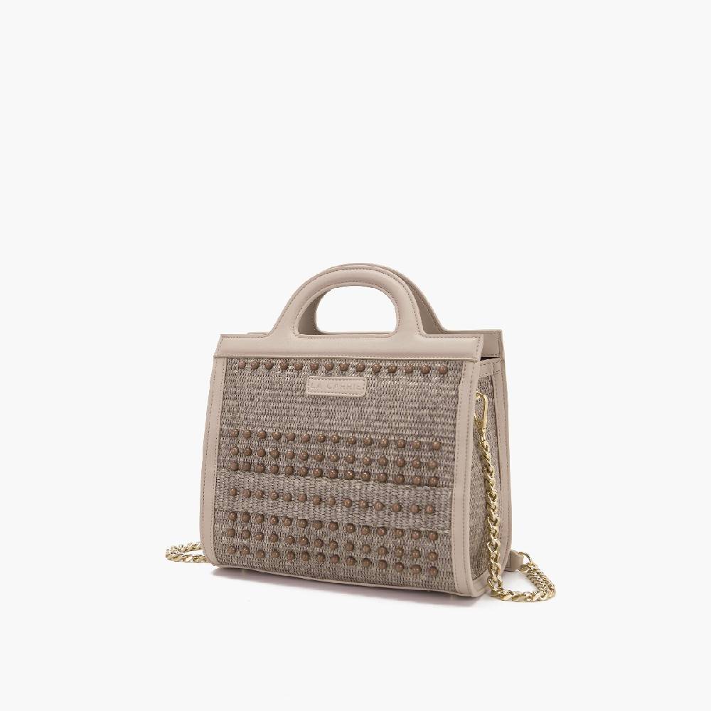 La Carrie BORSA SHOPPING MALIBU IVORY Qualità