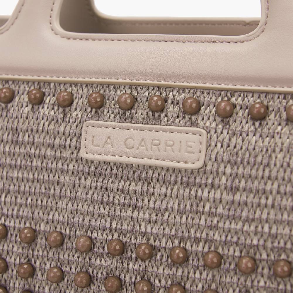 La Carrie BORSA SHOPPING MALIBU IVORY Qualità