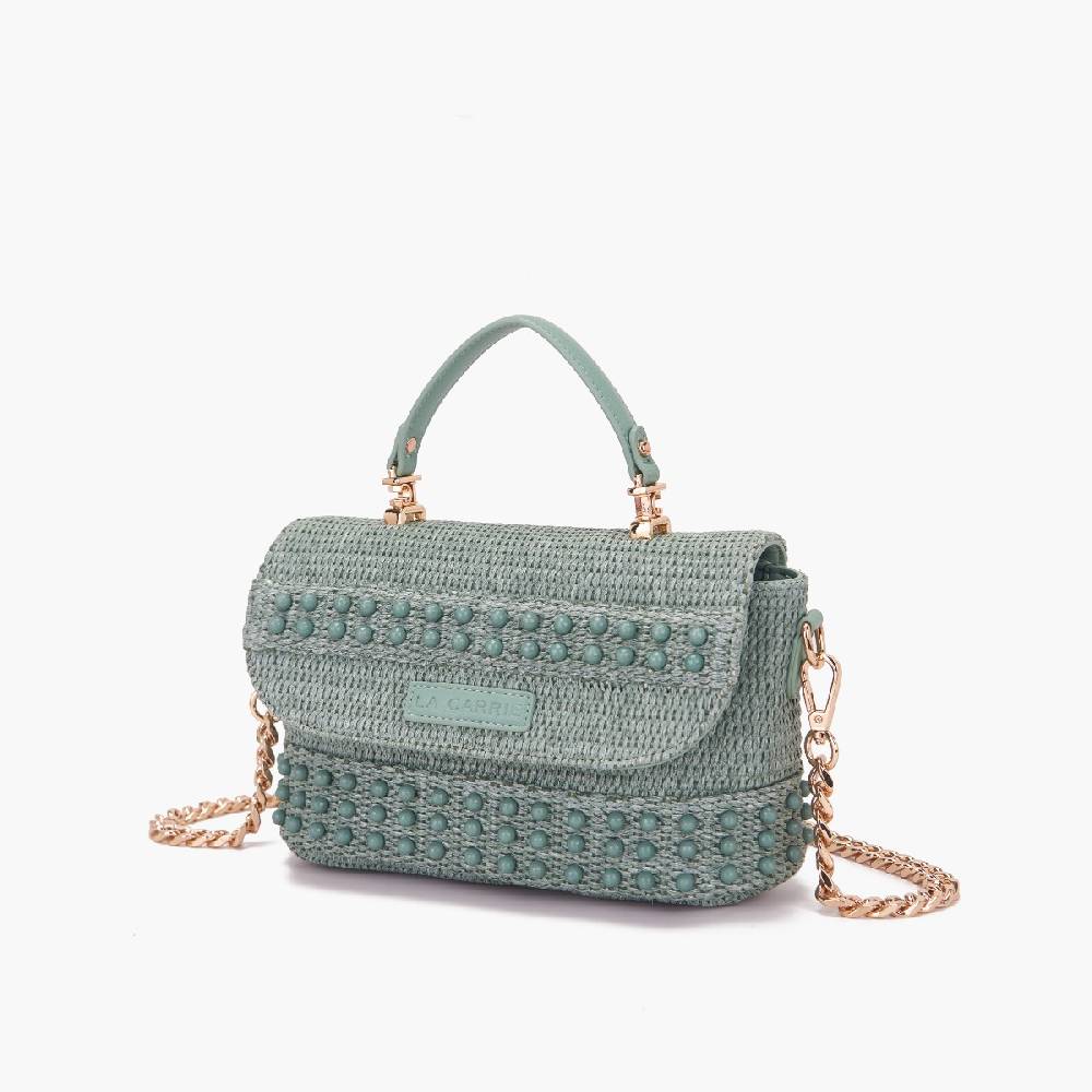 La Carrie BORSA A MANO MALIBU GREEN Soddisfazione Garantita