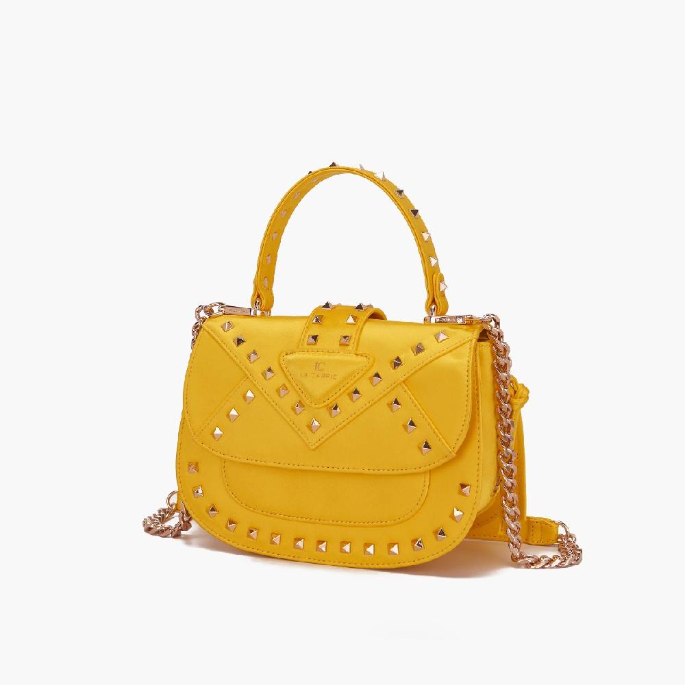 La Carrie BORSA A MANO THUNDER YELLOW Consegna Veloce
