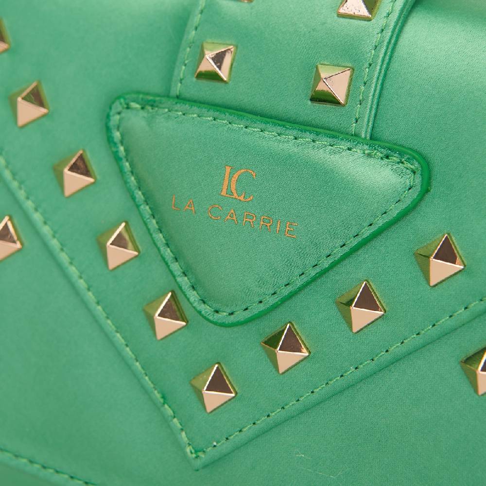 La Carrie BORSA A MANO THUNDER GREEN Fino Al -60%