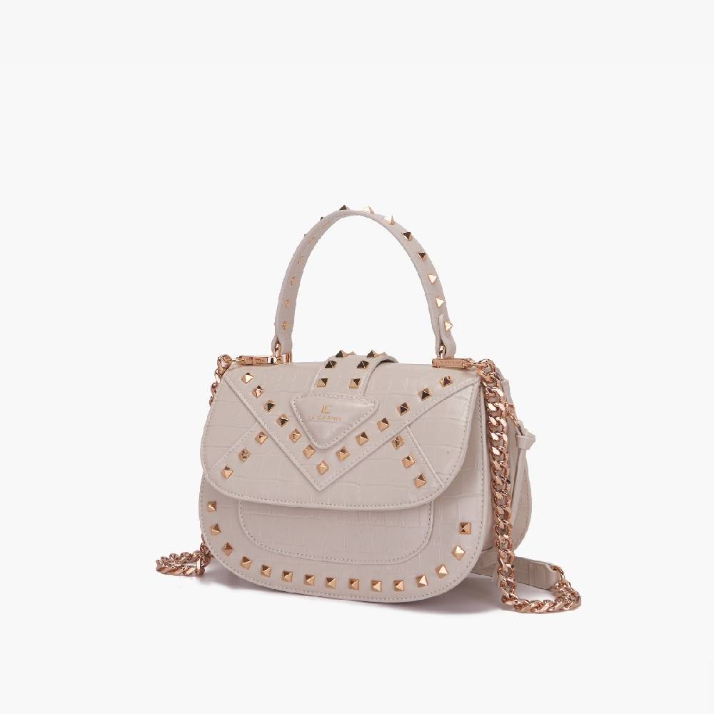 La Carrie BORSA A MANO THUNDER IVORY Sottocosto