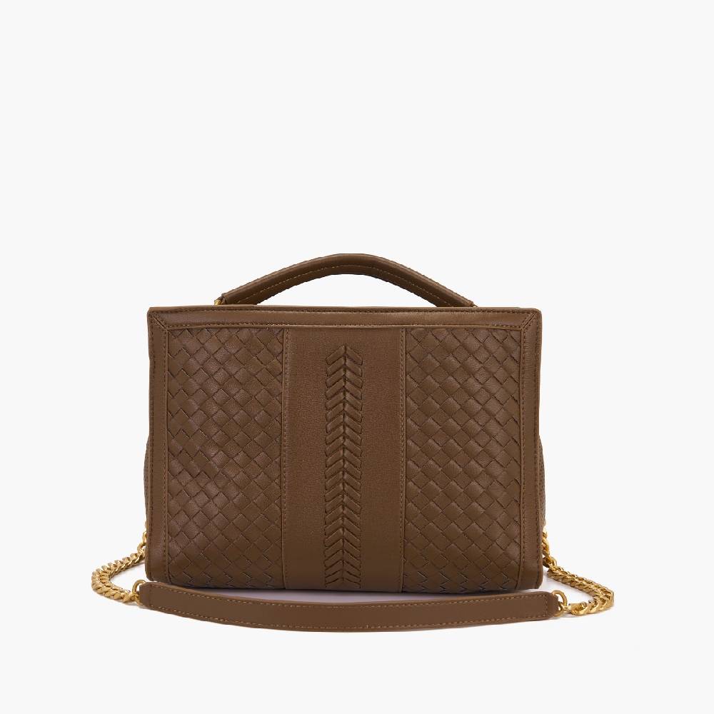 La Carrie BORSA SHOPPING PATAGONIA DARK BROWN Presa
