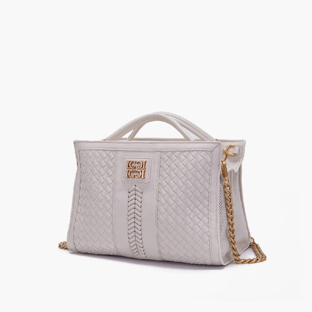 La Carrie BORSA SHOPPING PATAGONIA IVORY Sconto