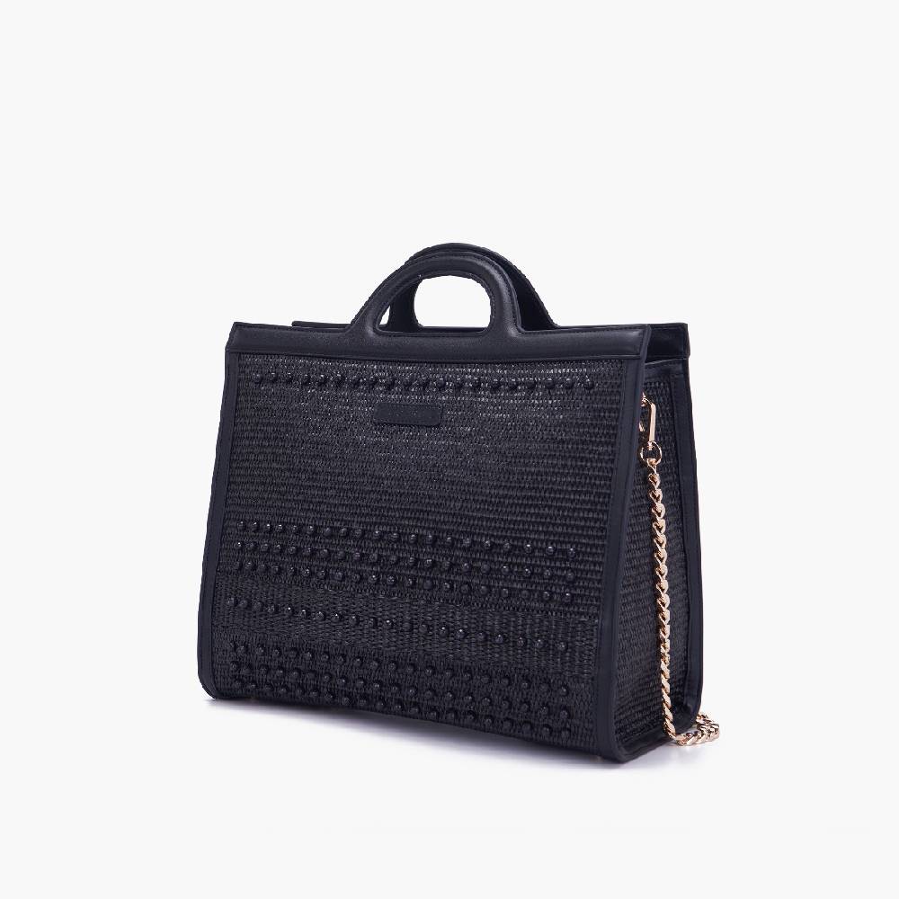 La Carrie BORSA SHOPPING MALIBU NERA Outlet