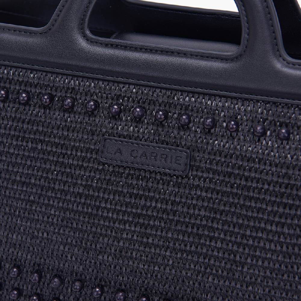 La Carrie BORSA SHOPPING MALIBU NERA Outlet