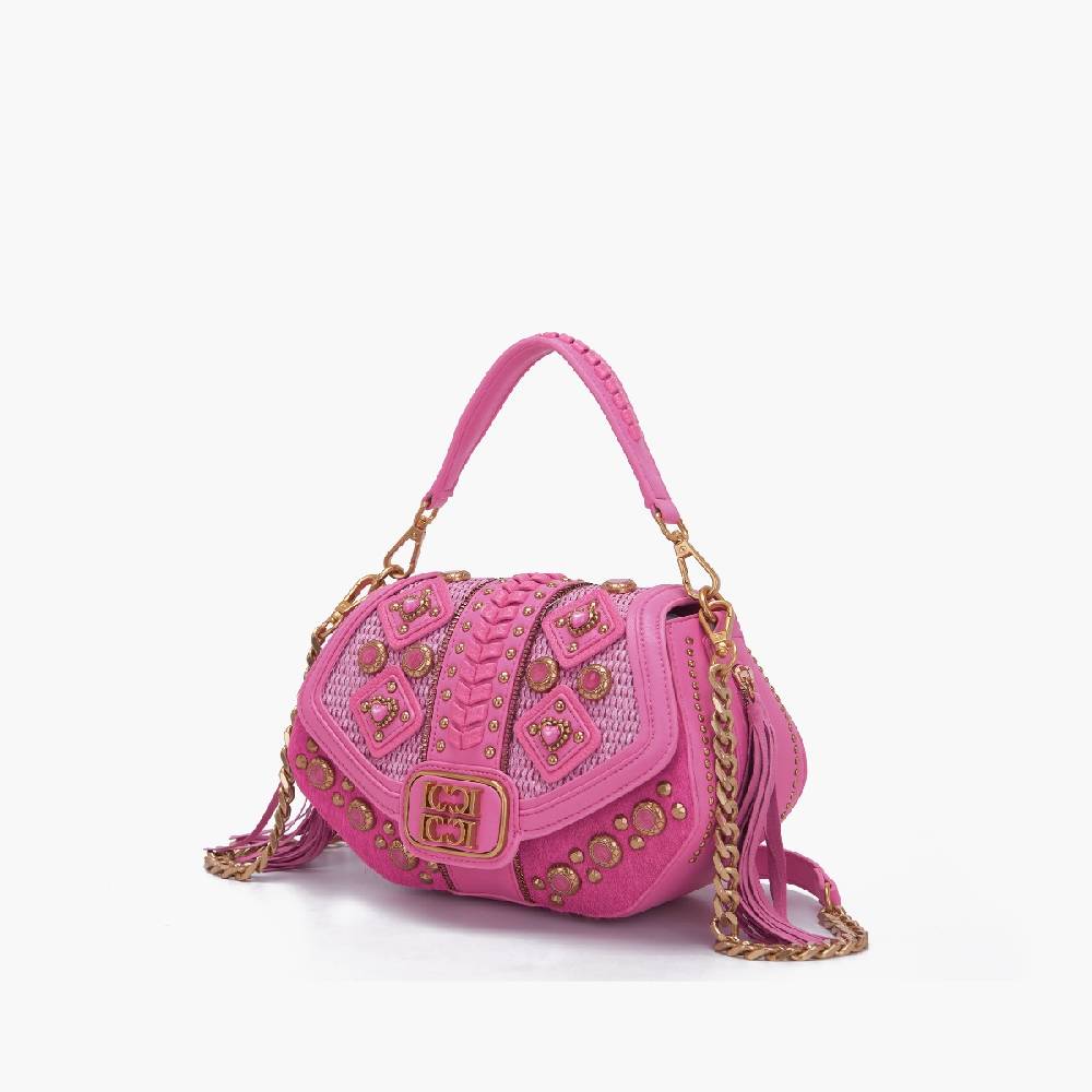 La Carrie BORSA A MANO FICUS FUXIA Vendita Economica