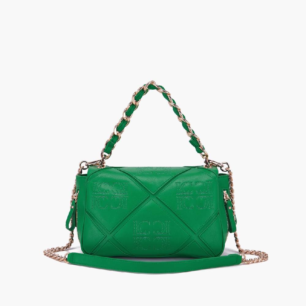 La Carrie BORSA A SPALLA PICHT DARK GREEN Consegna Veloce