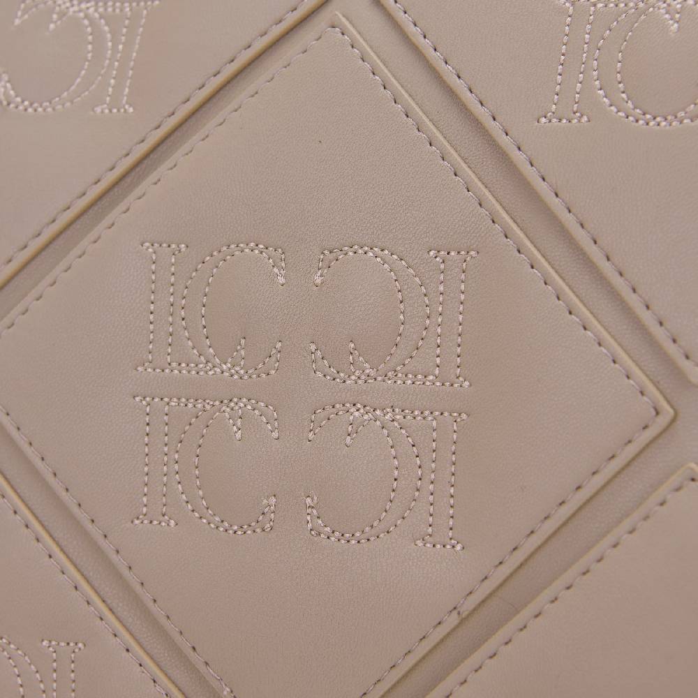 La Carrie BORSA SHOPPING PICHT TAUPE Promozione Limitata
