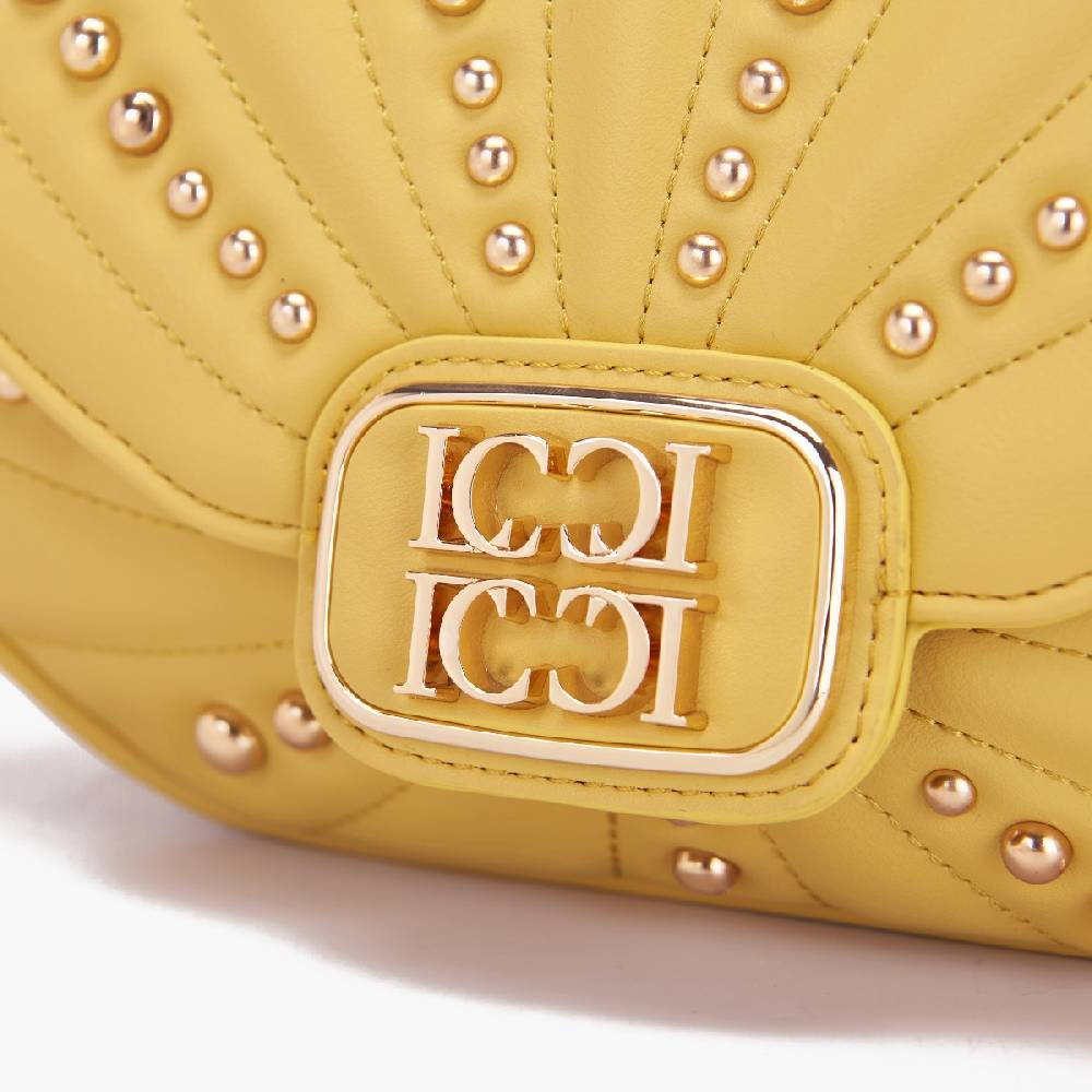 La Carrie BORSA A MANO OYSTER YELLOW Presa