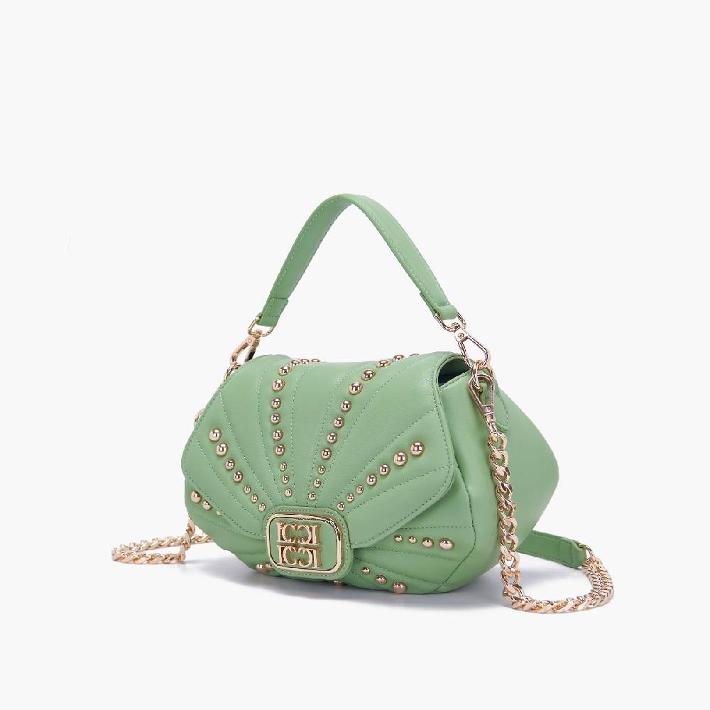 La Carrie BORSA A MANO OYSTER PISTACCHIO Sconto