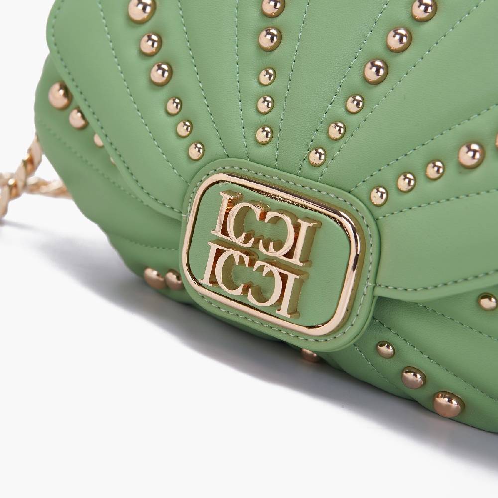 La Carrie BORSA A MANO OYSTER PISTACCHIO Sconto