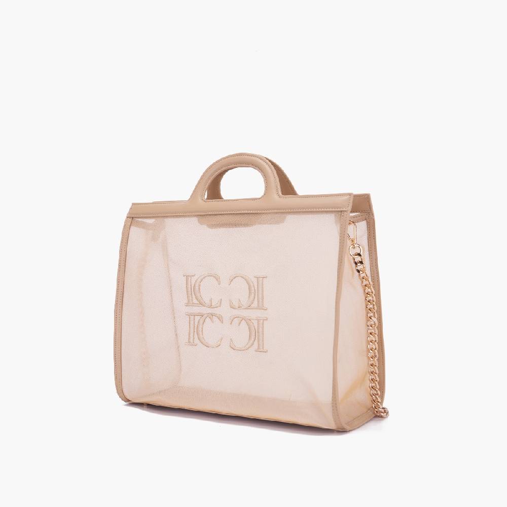 La Carrie BORSA SHOPPING MALIBU BEIGE Negozio