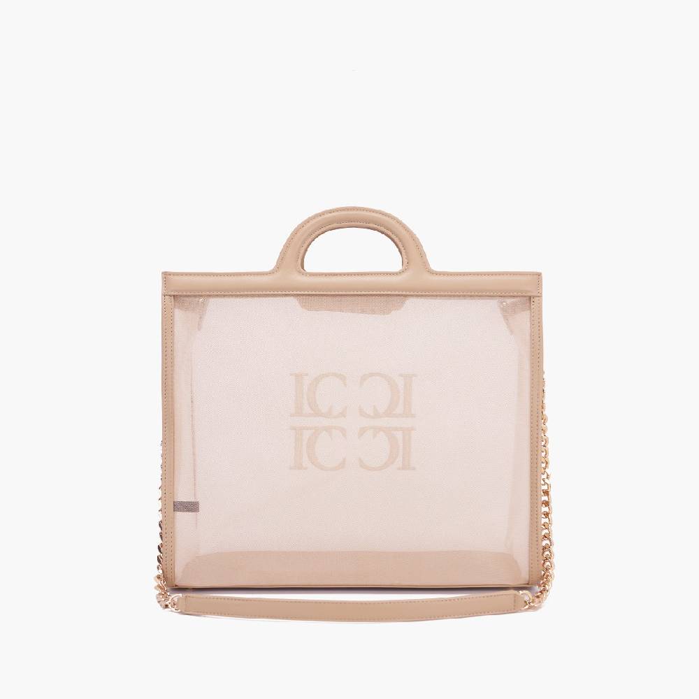 La Carrie BORSA SHOPPING MALIBU BEIGE Negozio