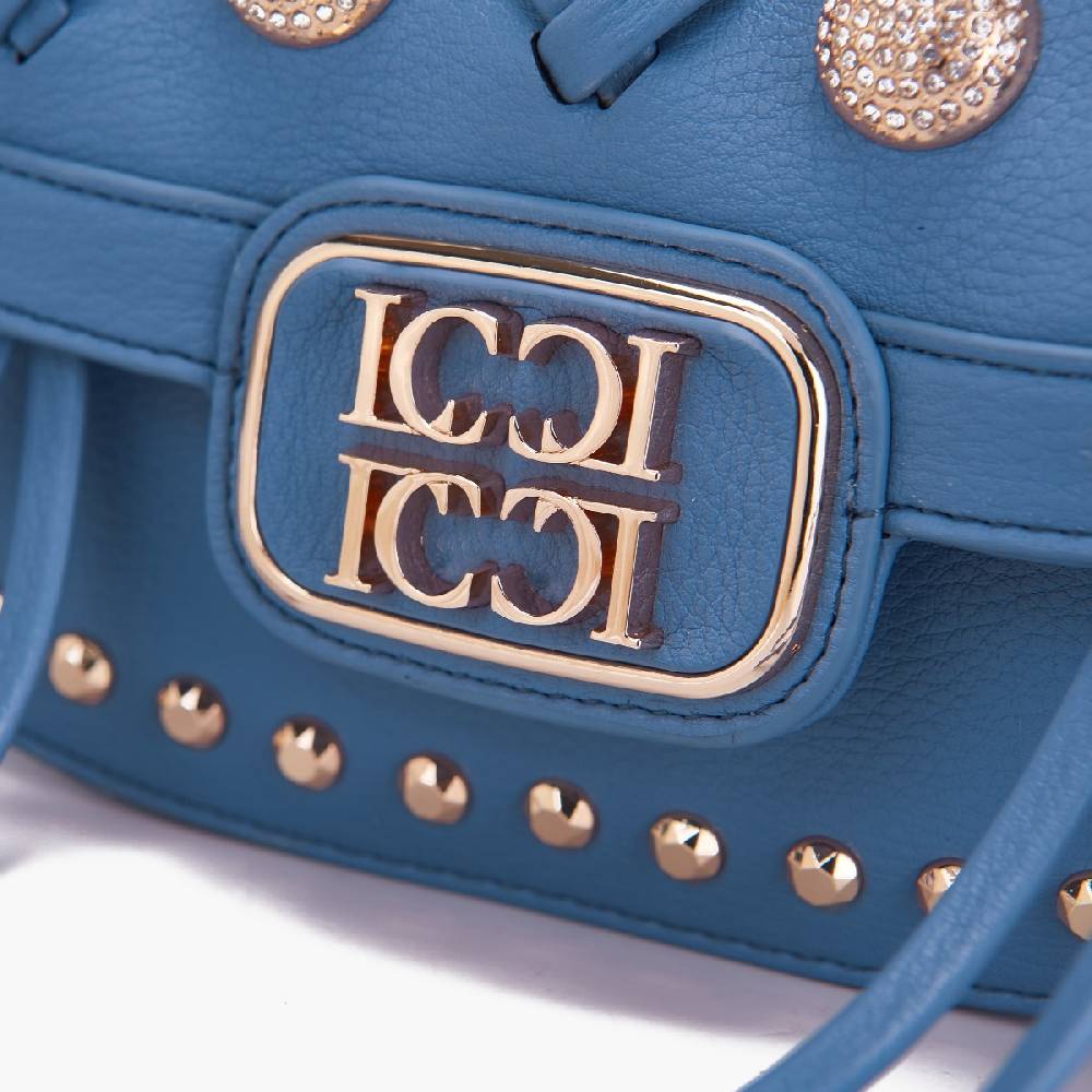 La Carrie BORSA A MANO LUMINESCENCE JEANS In Saldo