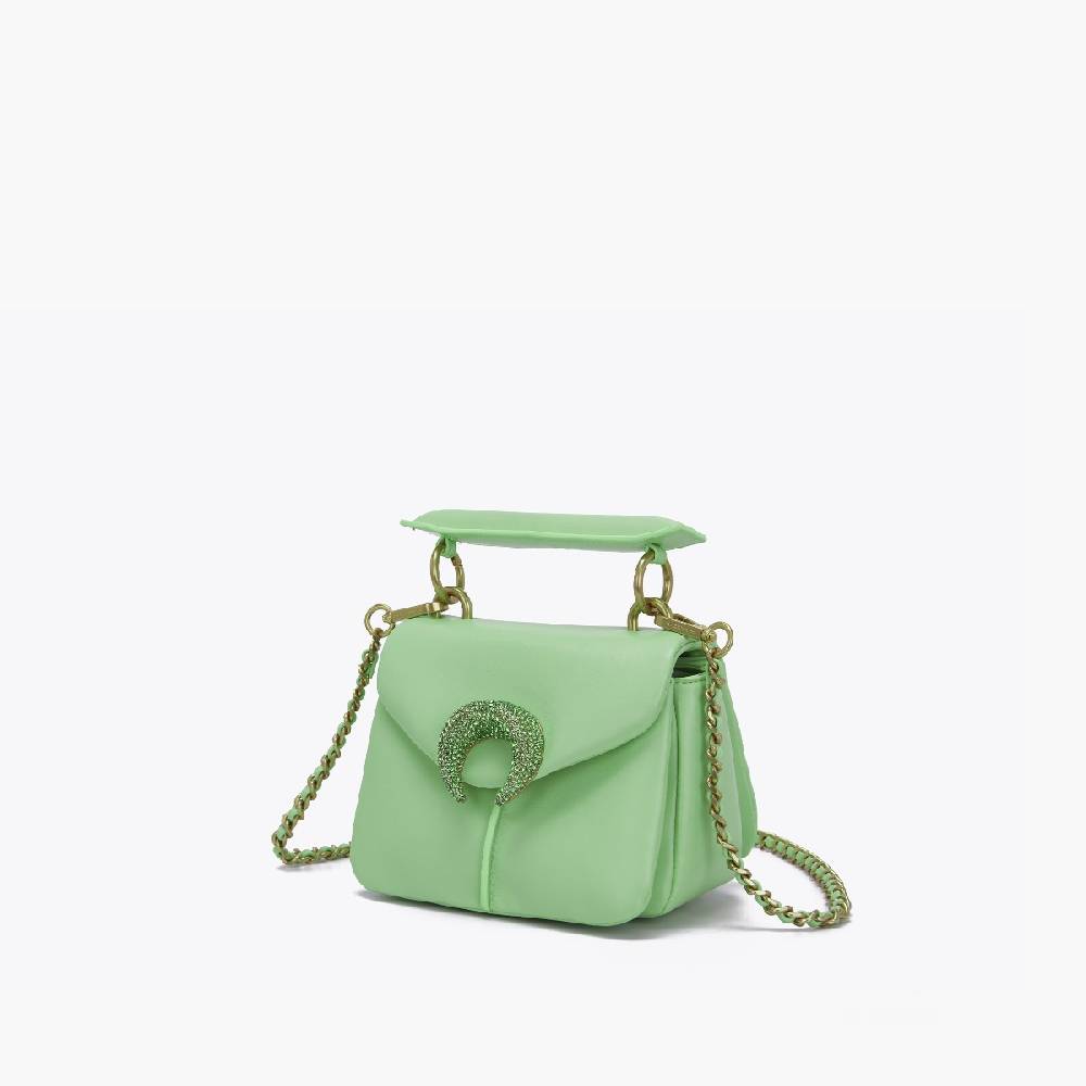 La Carrie BORSA A SPALLA MOONLIGHT LIME Italy