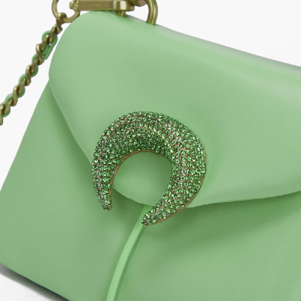 La Carrie BORSA A SPALLA MOONLIGHT LIME Italy