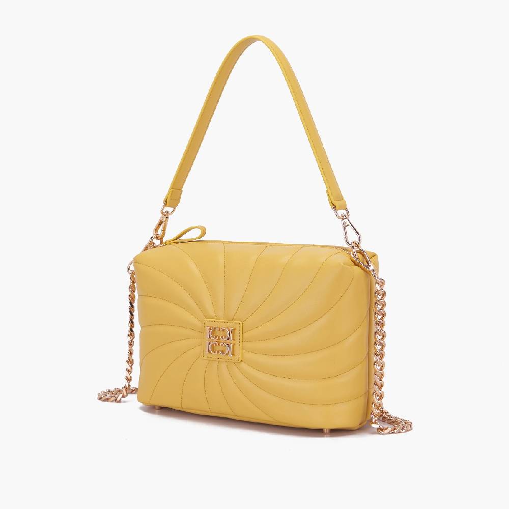 La Carrie BORSA A SPALLA OYSTER YELLOW 2025