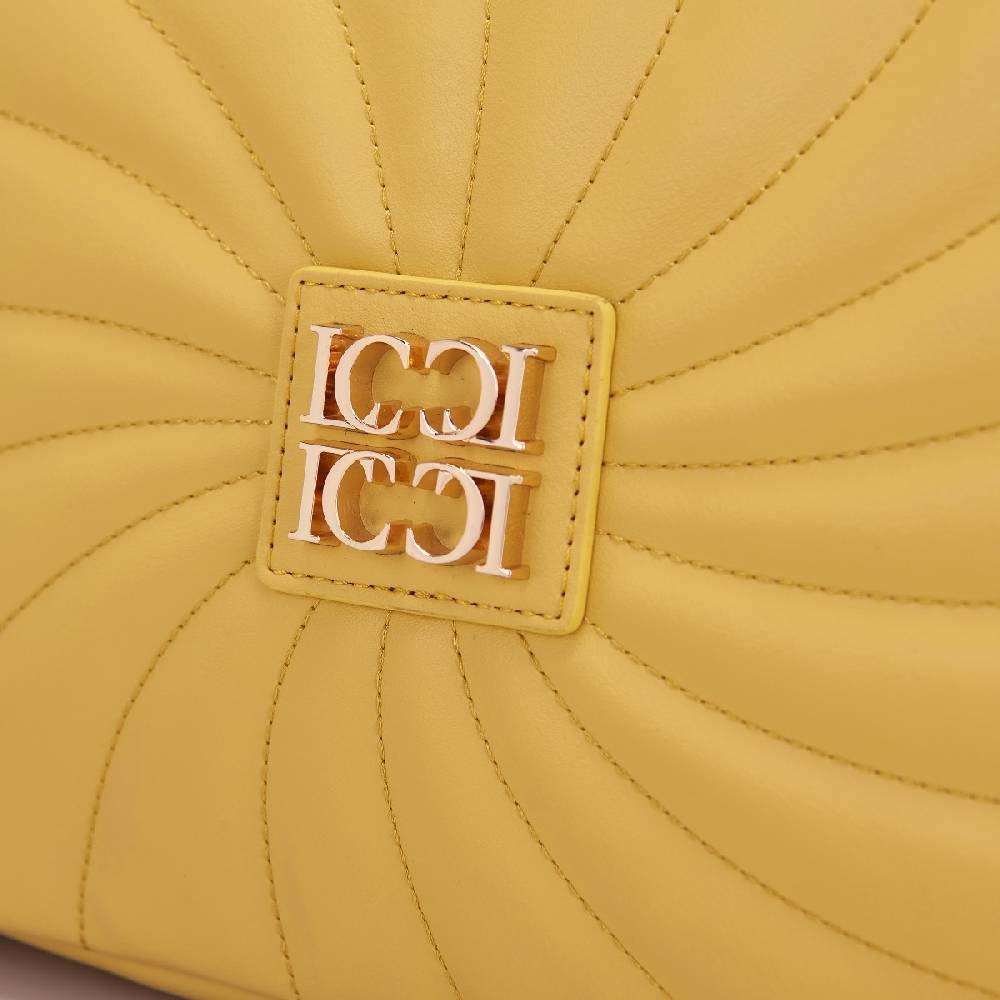 La Carrie BORSA A SPALLA OYSTER YELLOW 2025