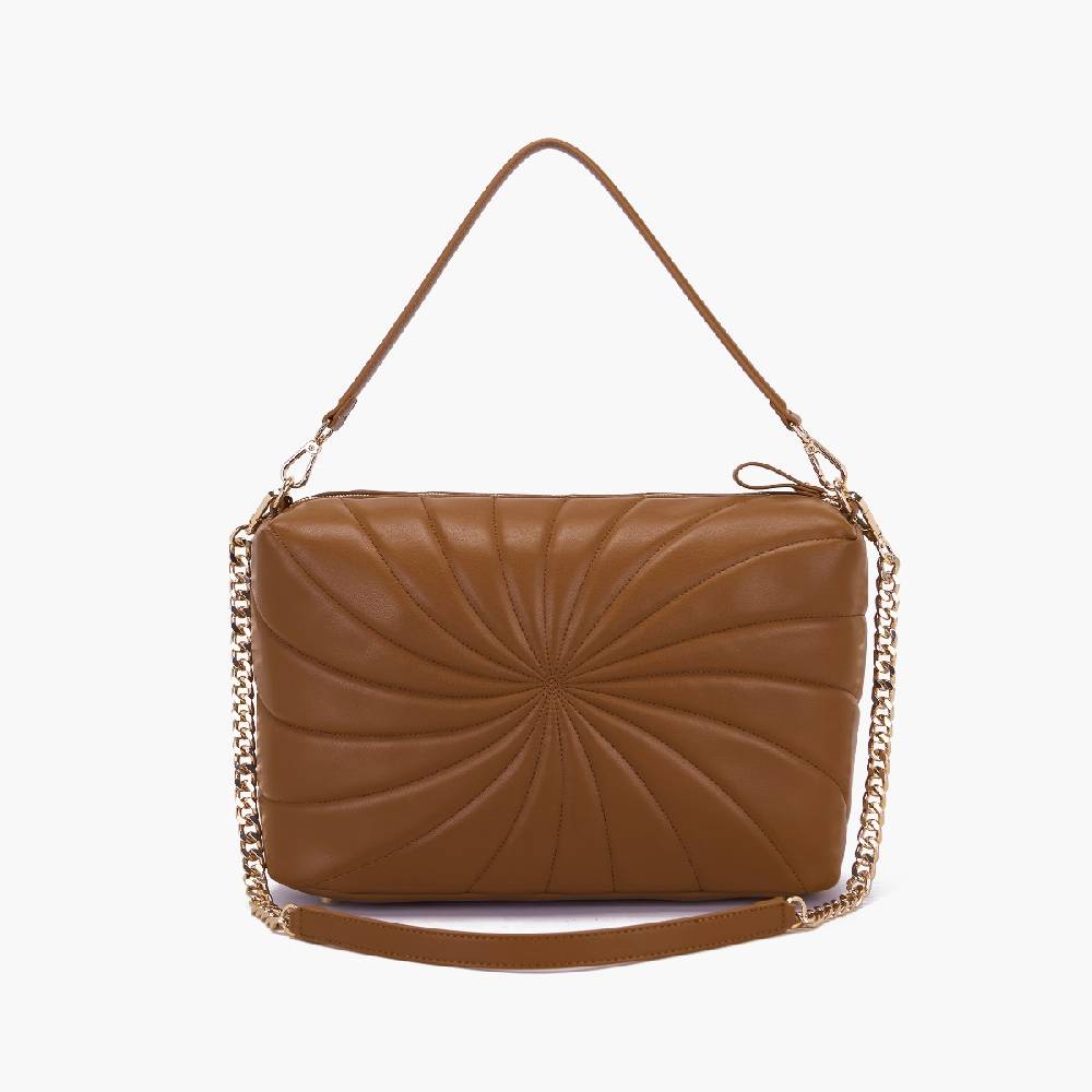 La Carrie BORSA A SPALLA OYSTER CUOIO Vendita