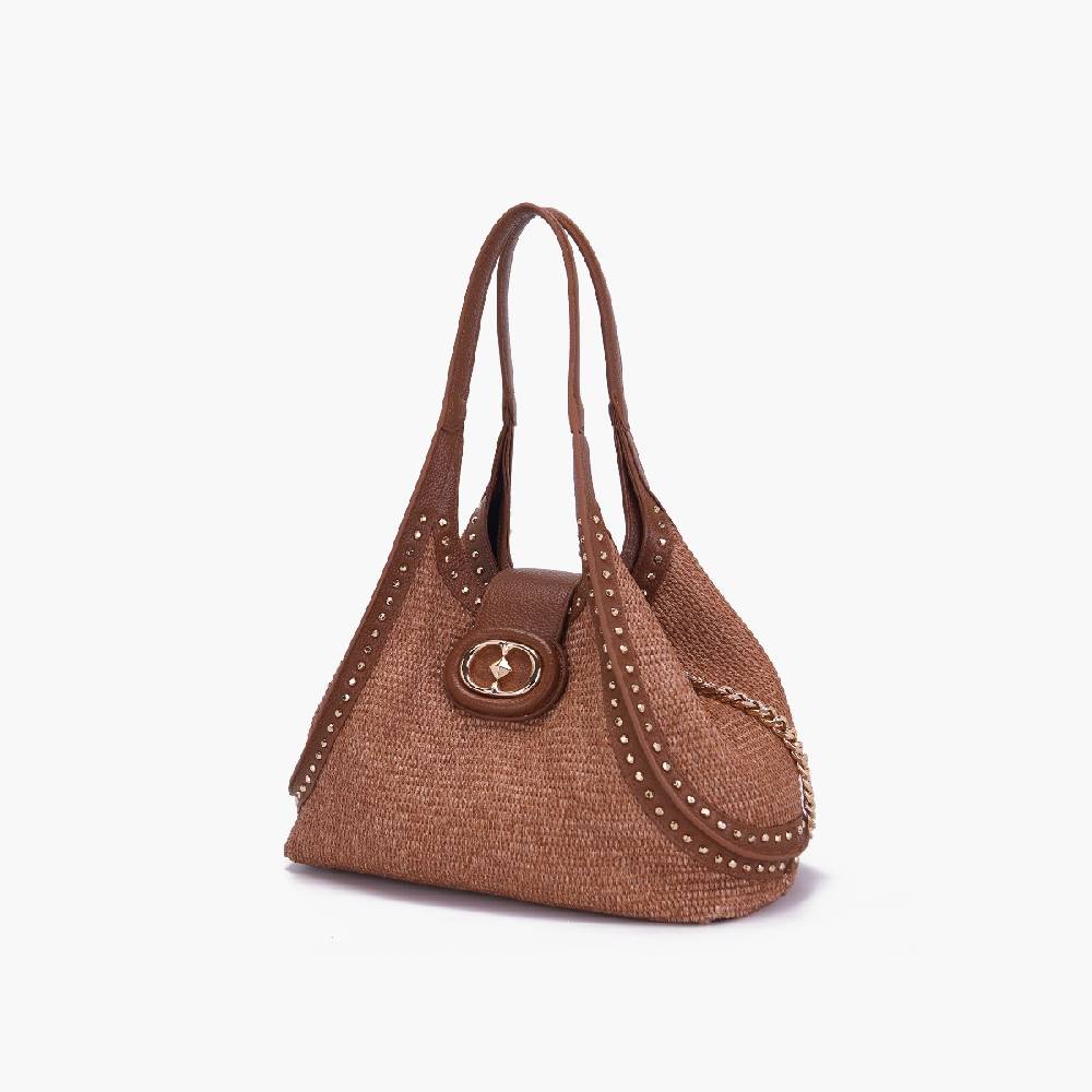 La Carrie BORSA SHOPPING ROMANTIC BRANDY Offerta