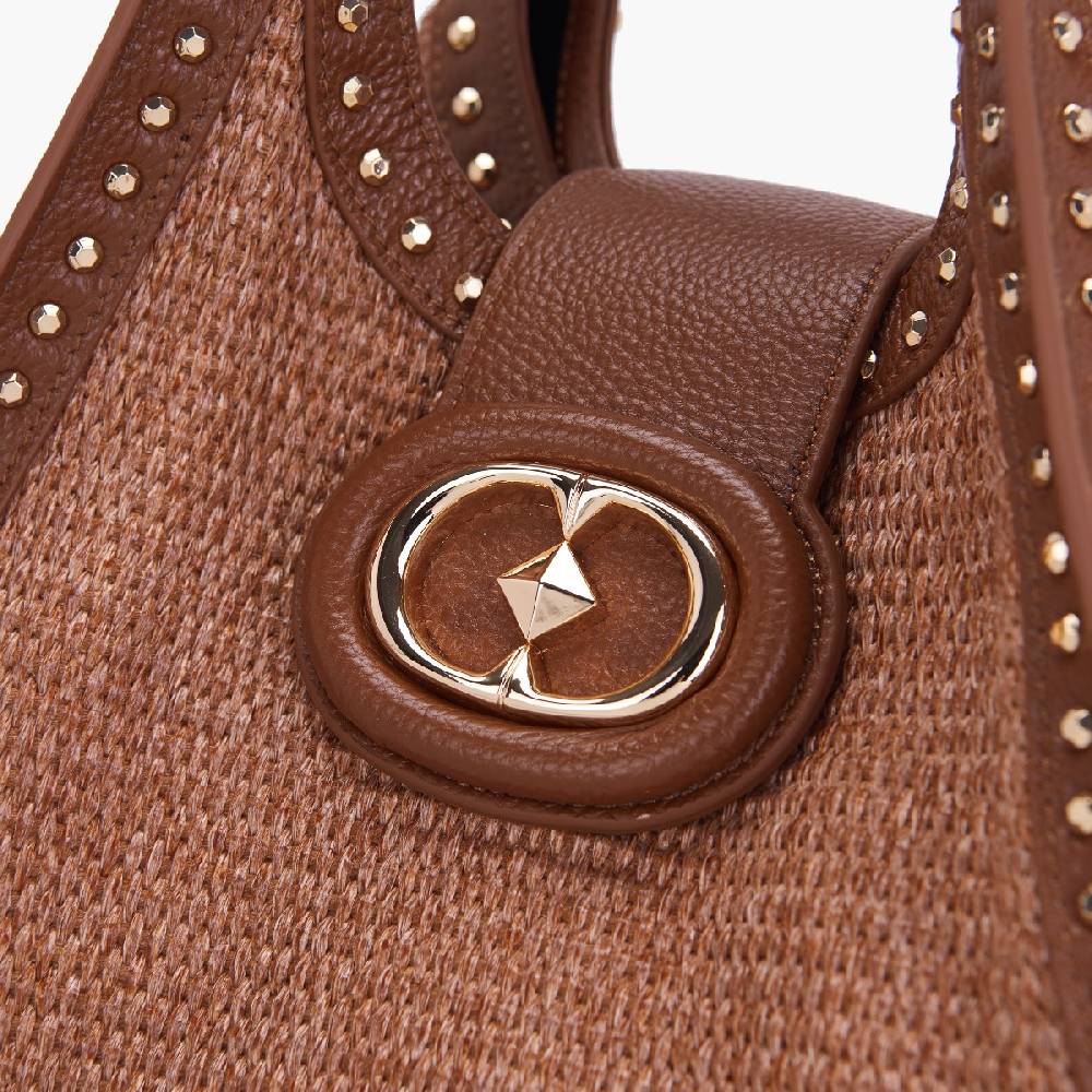 La Carrie BORSA SHOPPING ROMANTIC BRANDY Offerta