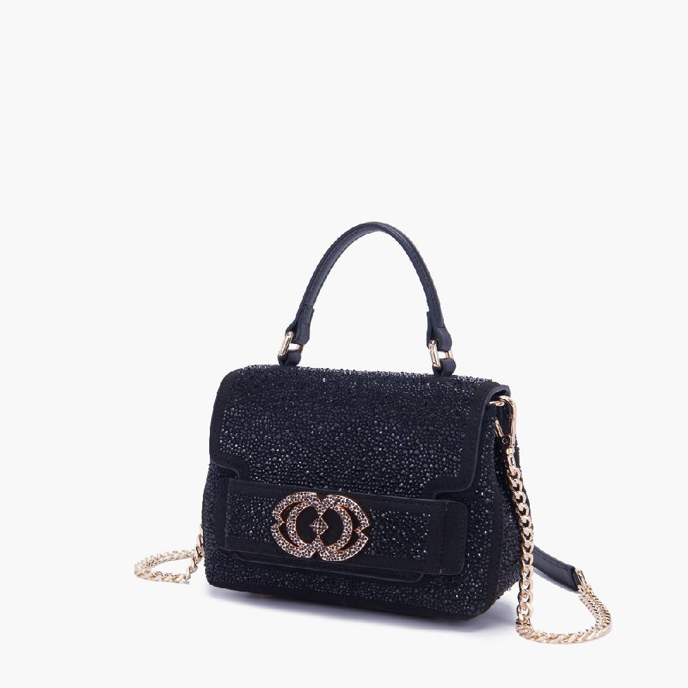 La Carrie BORSA A MANO LOGO NERA Online
