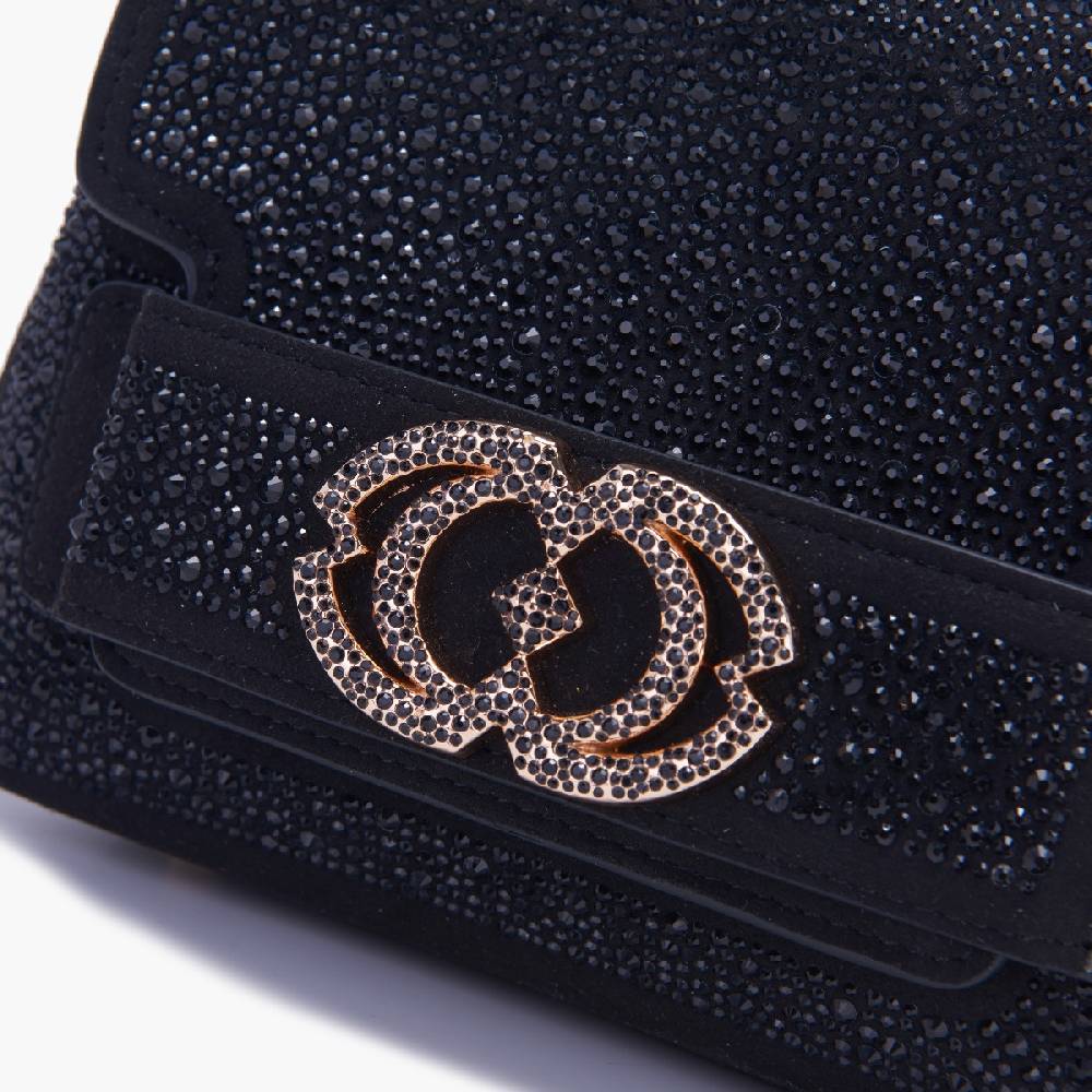 La Carrie BORSA A MANO LOGO NERA Online