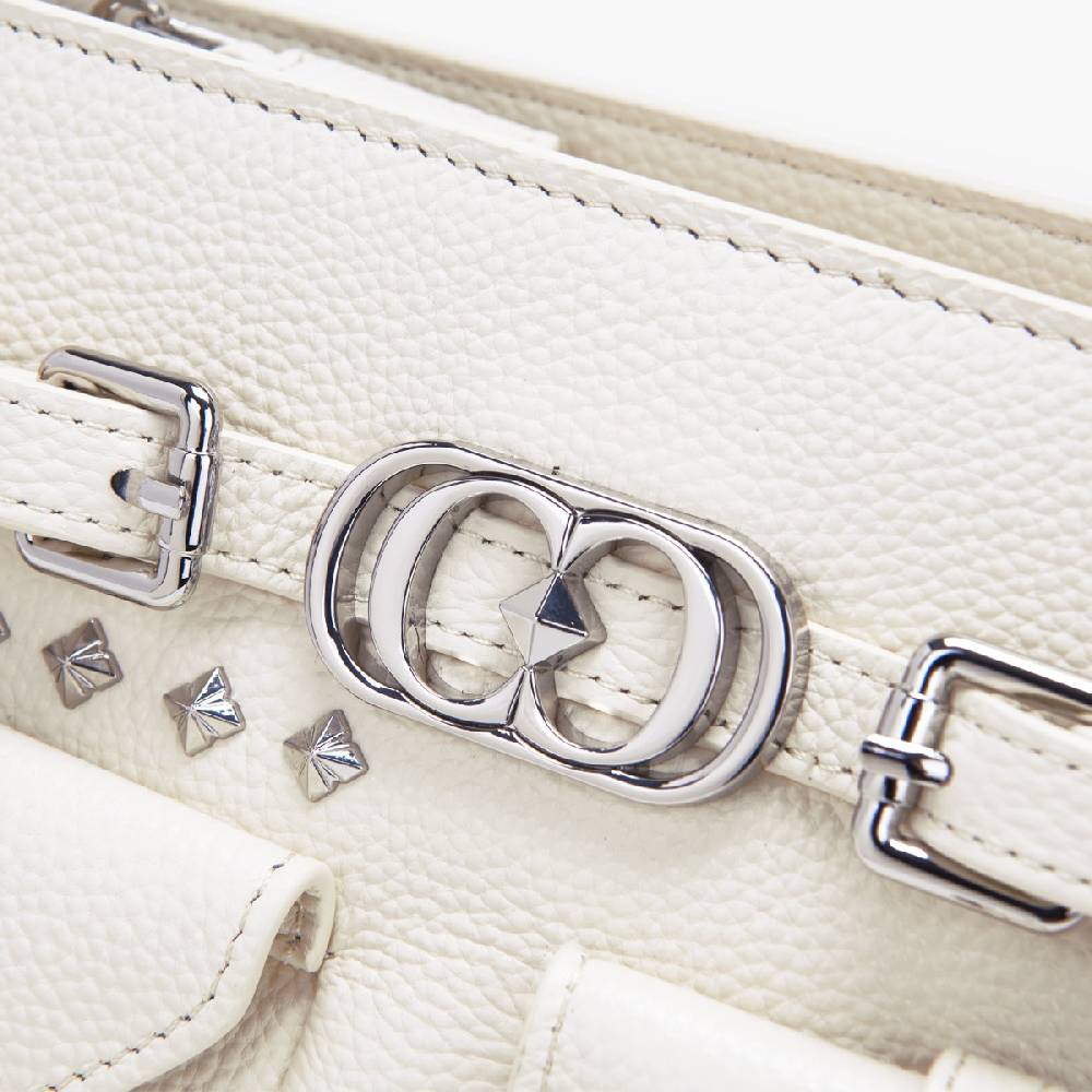 La Carrie BORSA SHOPPING ROCK IVORY In Vendita