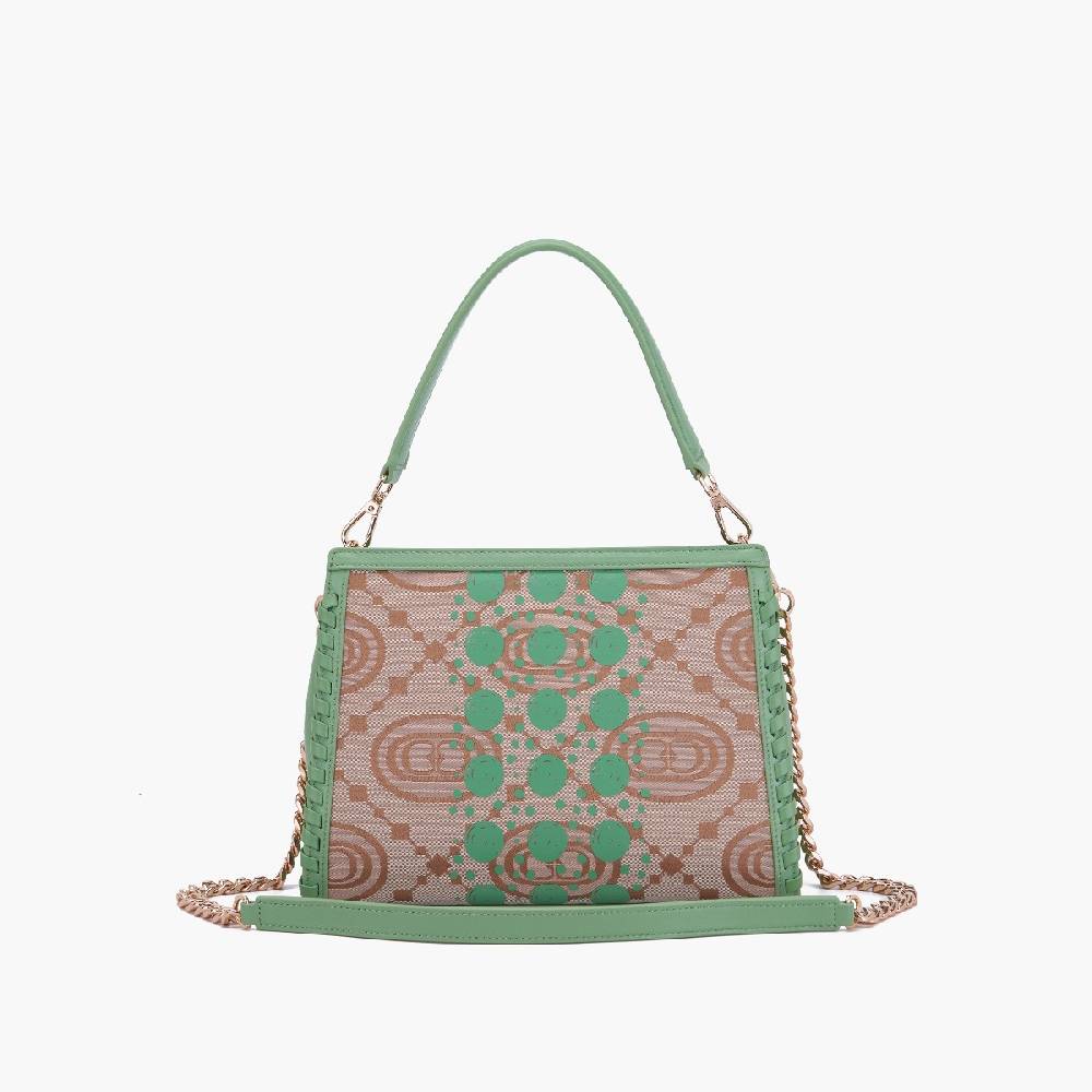 La Carrie BORSA SHOPPING MONOGRAM PISTACCHIO Saldi