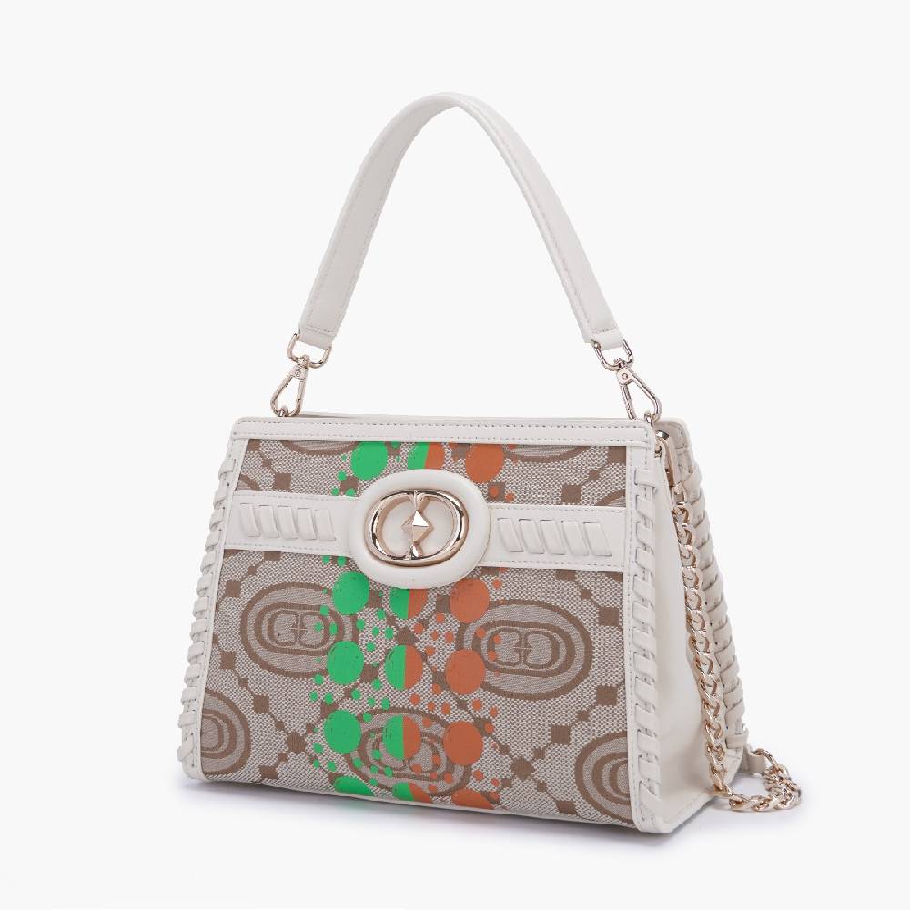 La Carrie BORSA SHOPPING MONOGRAM IVORY Hotsell