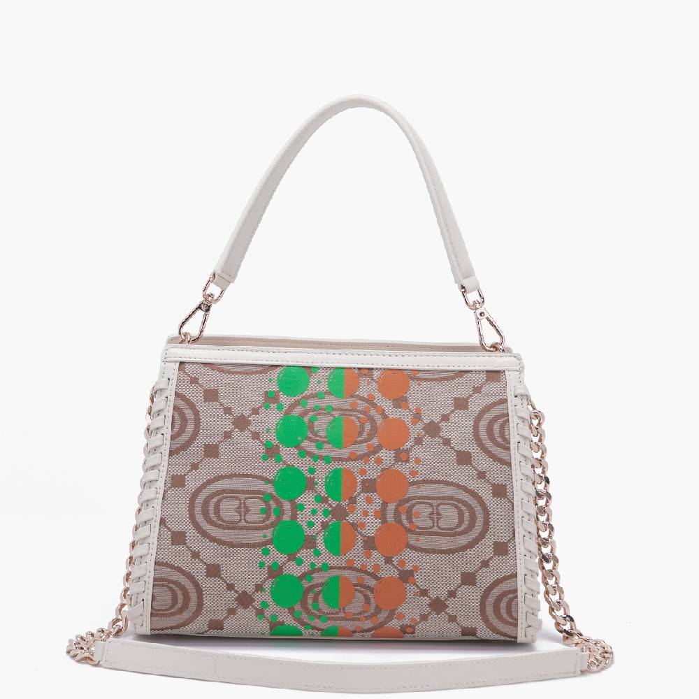 La Carrie BORSA SHOPPING MONOGRAM IVORY Hotsell