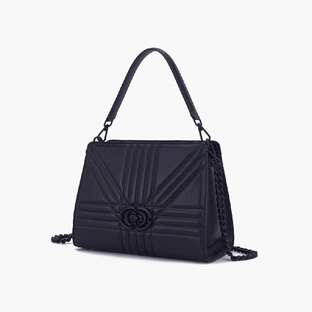 La Carrie BORSA SHOPPING GRATE NERA Vendita Calda