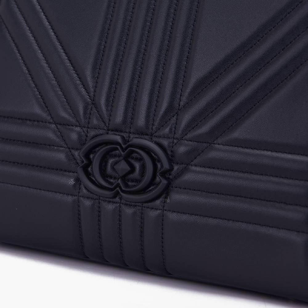 La Carrie BORSA SHOPPING GRATE NERA Vendita Calda