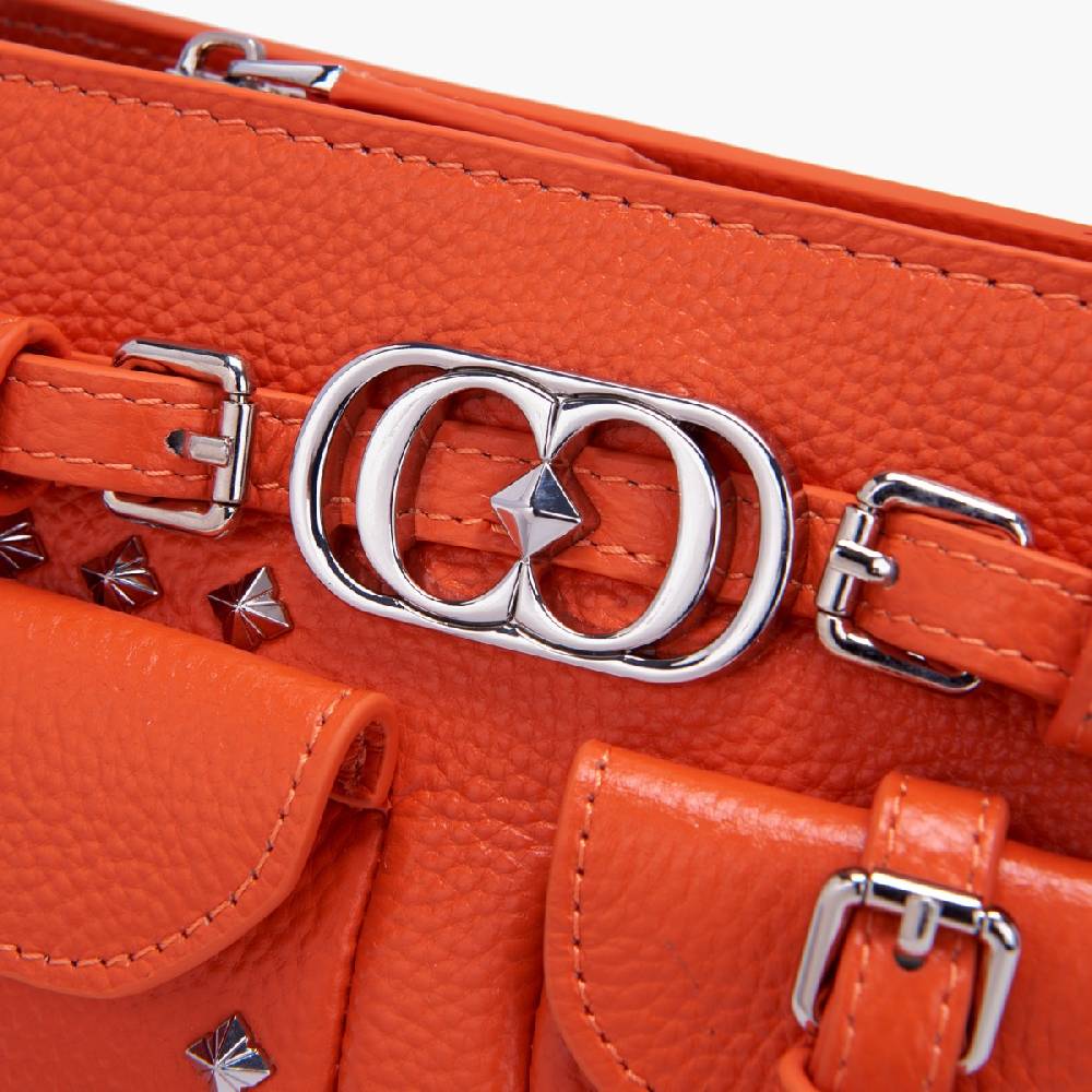 La Carrie BORSA SHOPPING ROCK ARANCIONE Vendite Flash