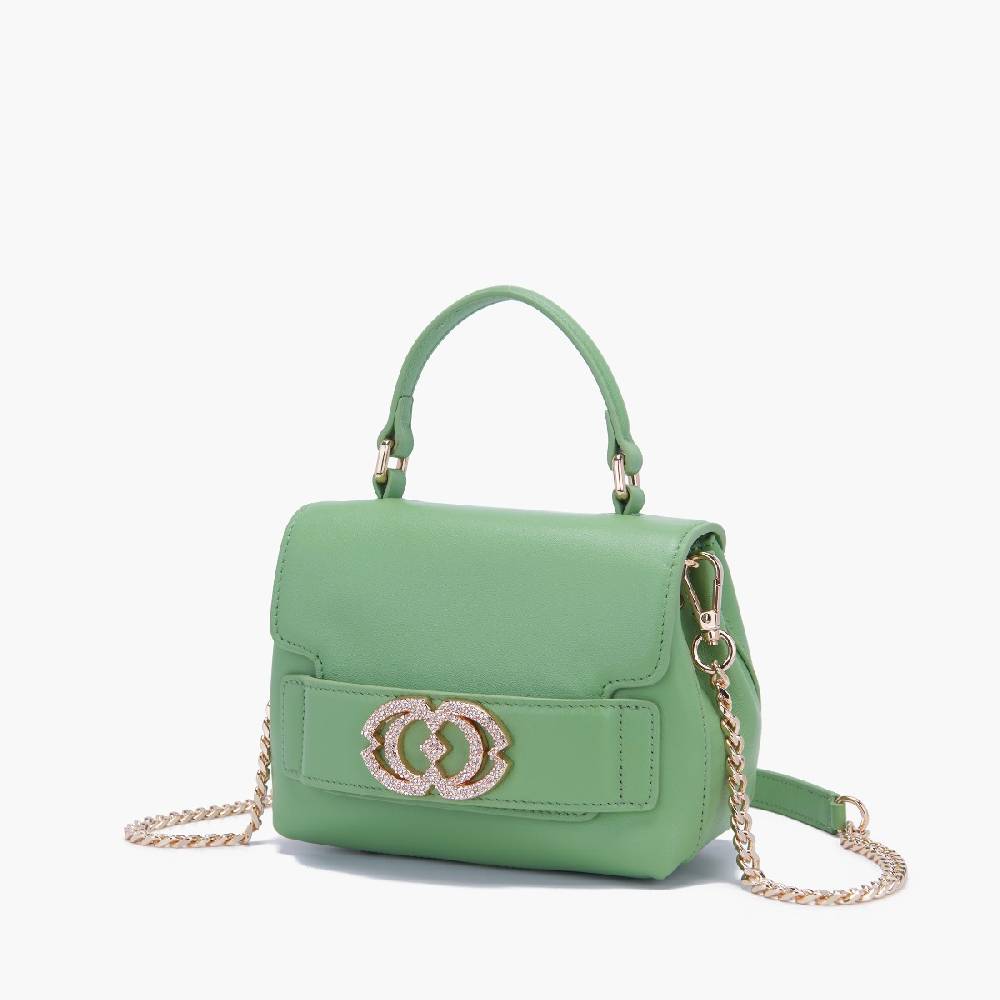 La Carrie BORSA A MANO LOGO PISTACCHIO 2025