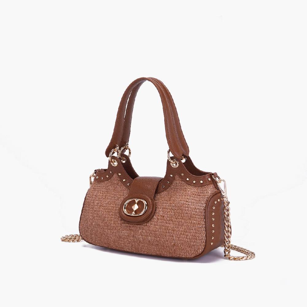 La Carrie BORSA A MANO ROMANTIC BRANDY Nuovo