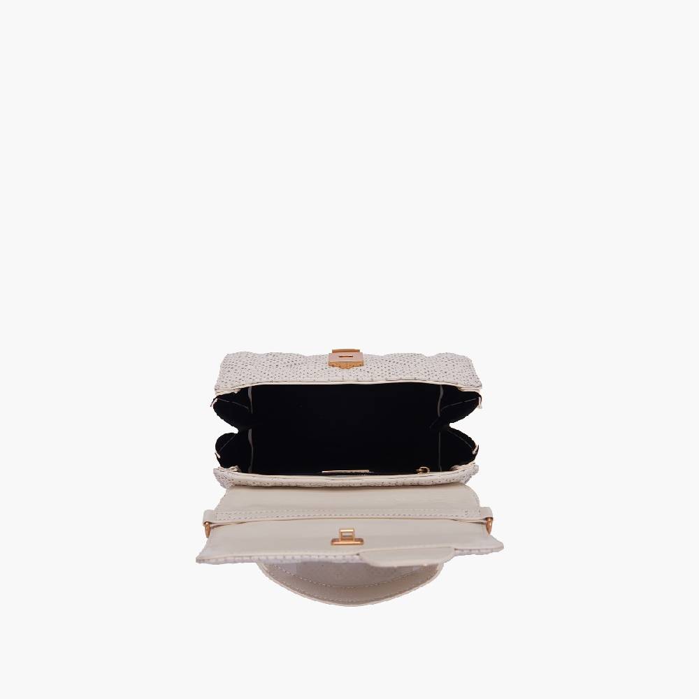La Carrie MINI BORSA A MANO TOUCHY IVORY Vendita
