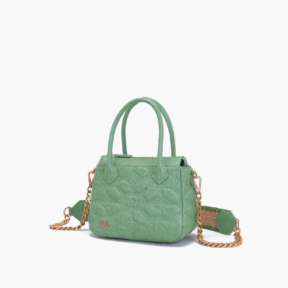 La Carrie MINI BORSA A MANO TOUCHY PISTACCHIO Vendita Calda