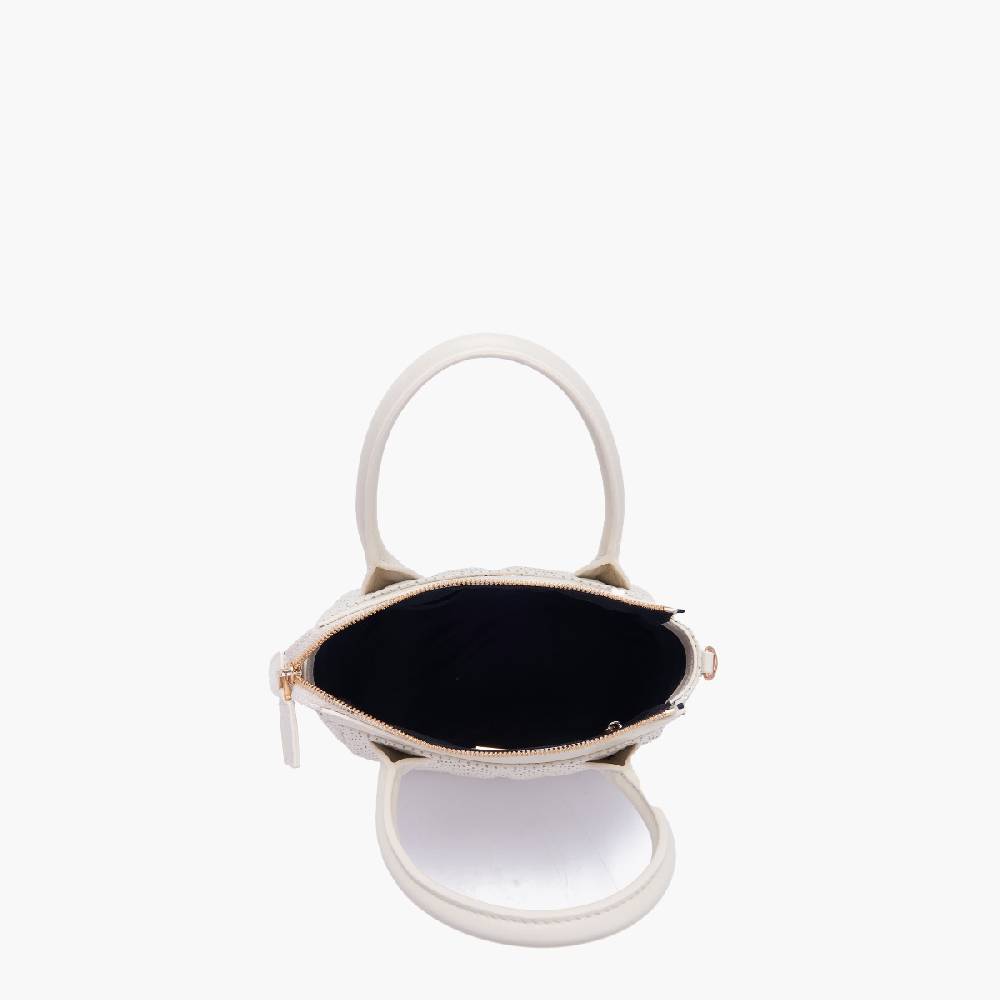 La Carrie MINI BORSA A MANO TOUCHY IVORY Saldi Di Fabbrica