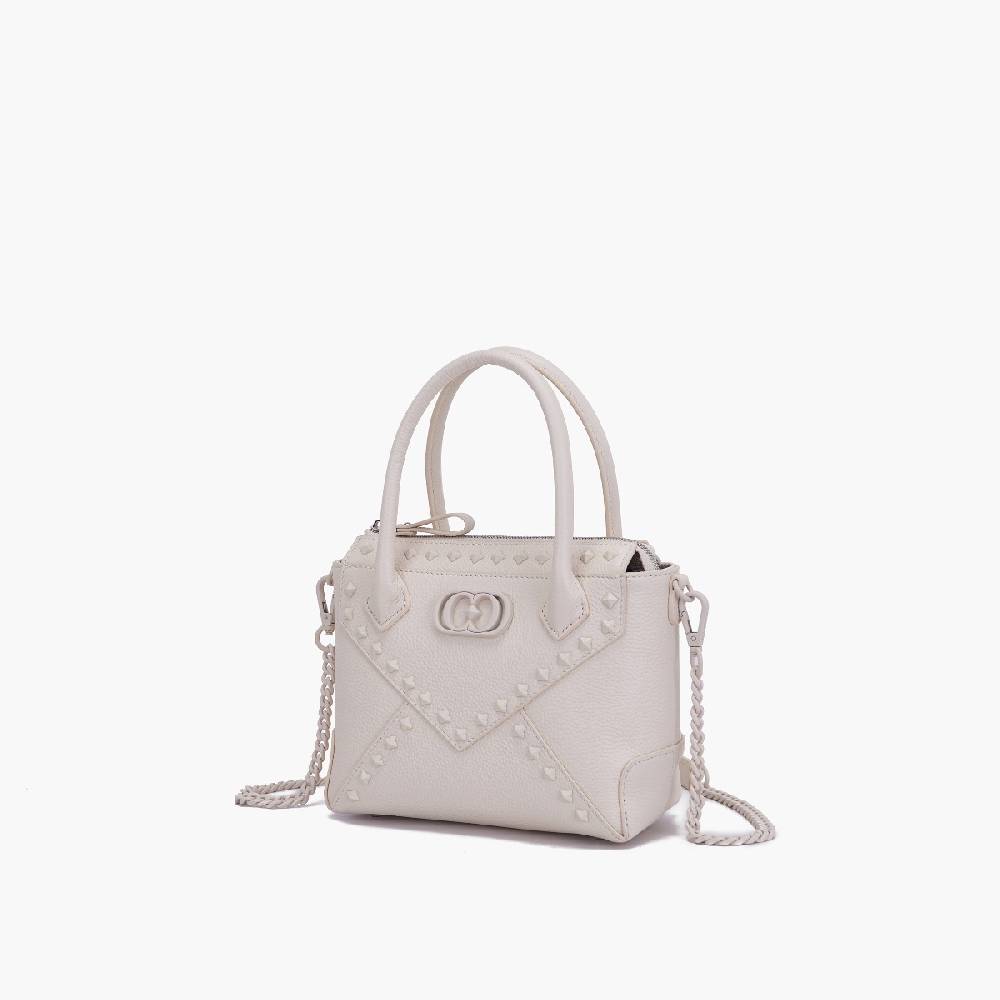 La Carrie MINI BORSA A MANO FRIVOLOUS IVORY Moda