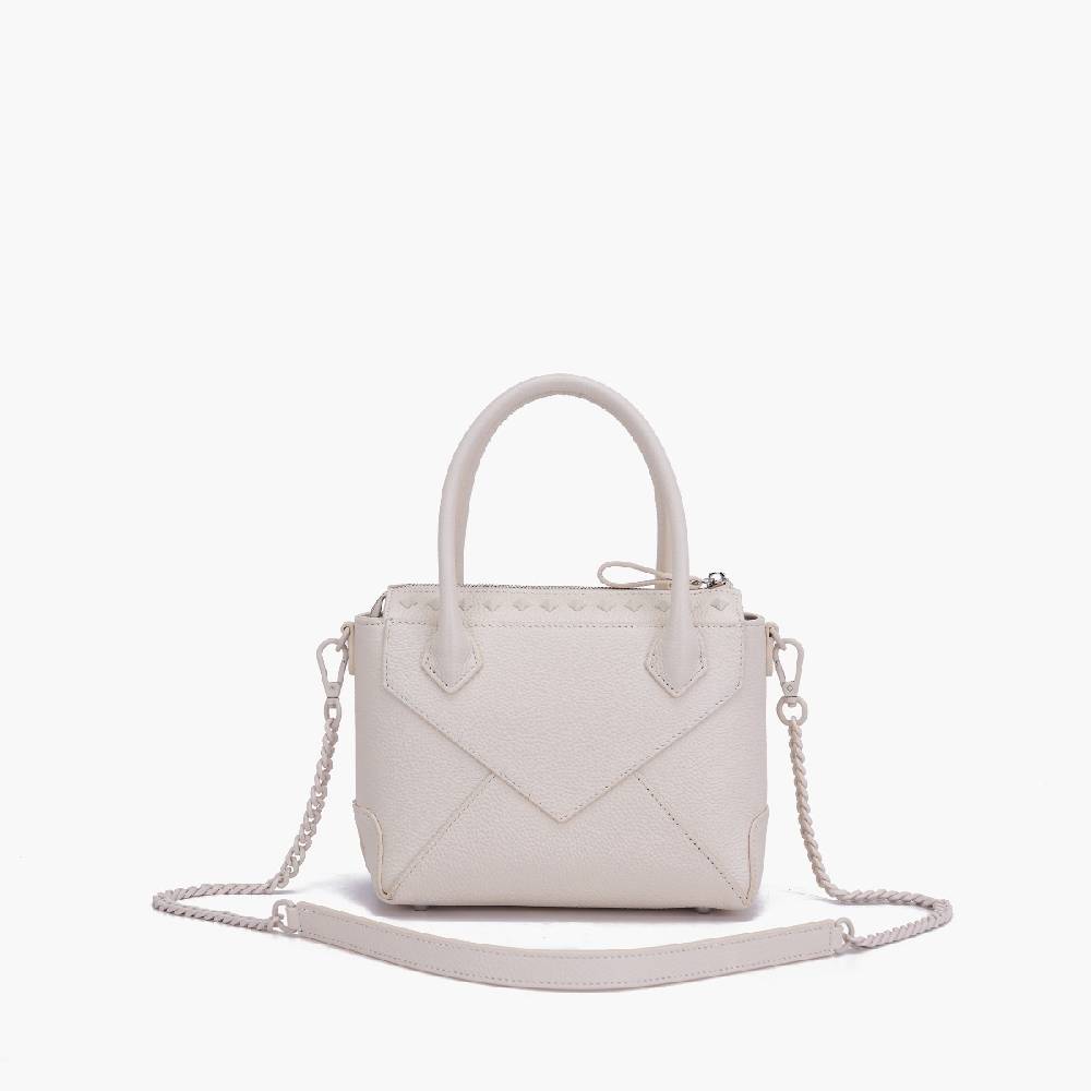 La Carrie MINI BORSA A MANO FRIVOLOUS IVORY Moda