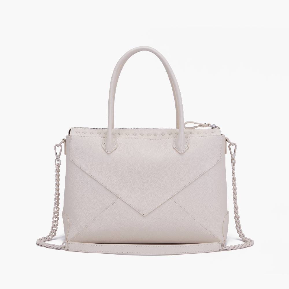 La Carrie BORSA A MANO FRIVOLOUS IVORY Nuovo