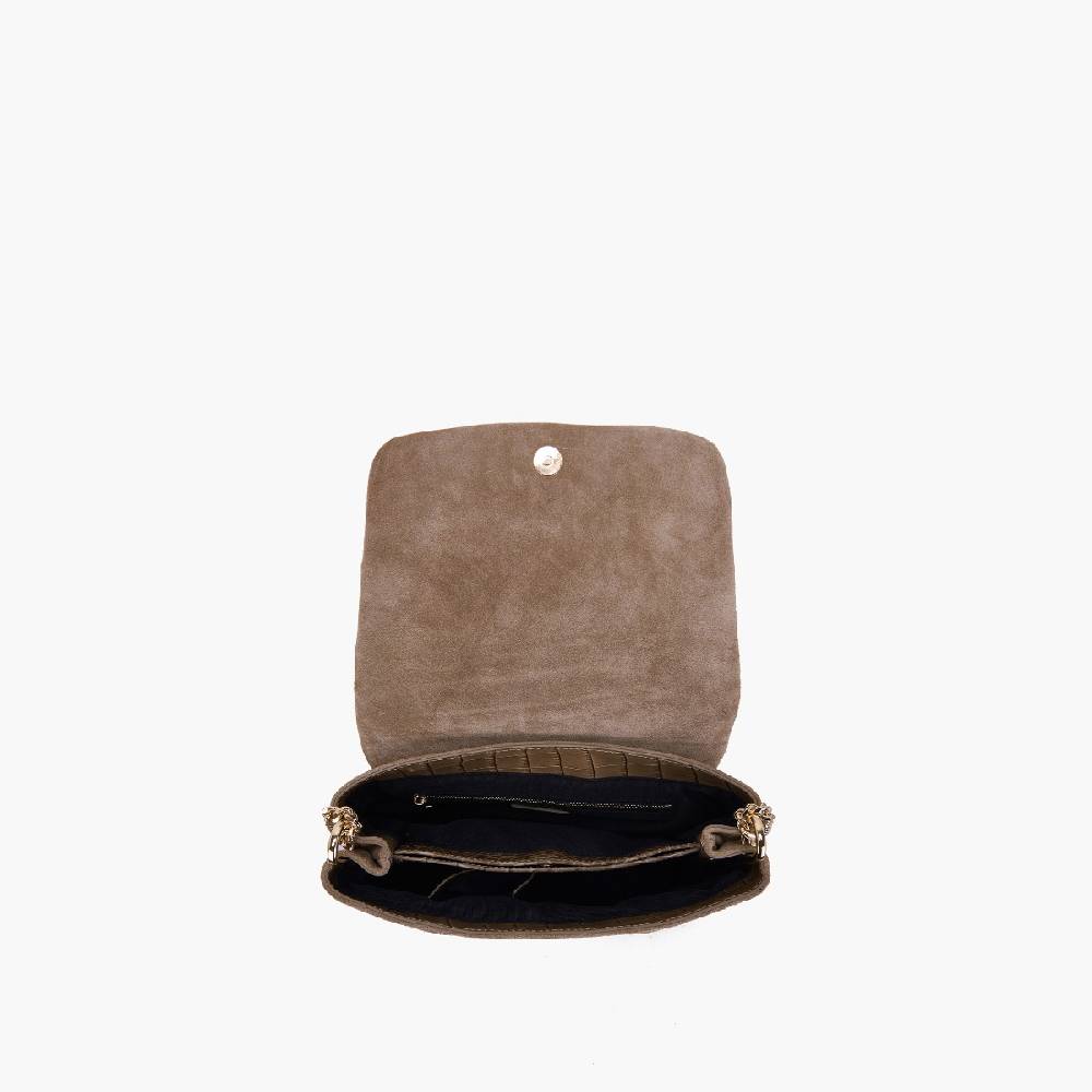 La Carrie BORSA A SPALLA TEMPEST TAUPE Vendita