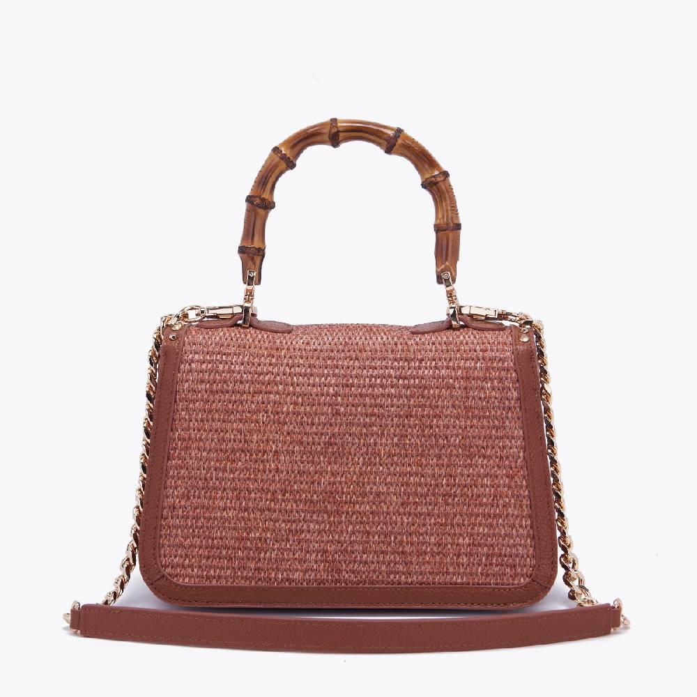 La Carrie BORSA A MANO ROMANTIC BRANDY Soddisfazione Garantita