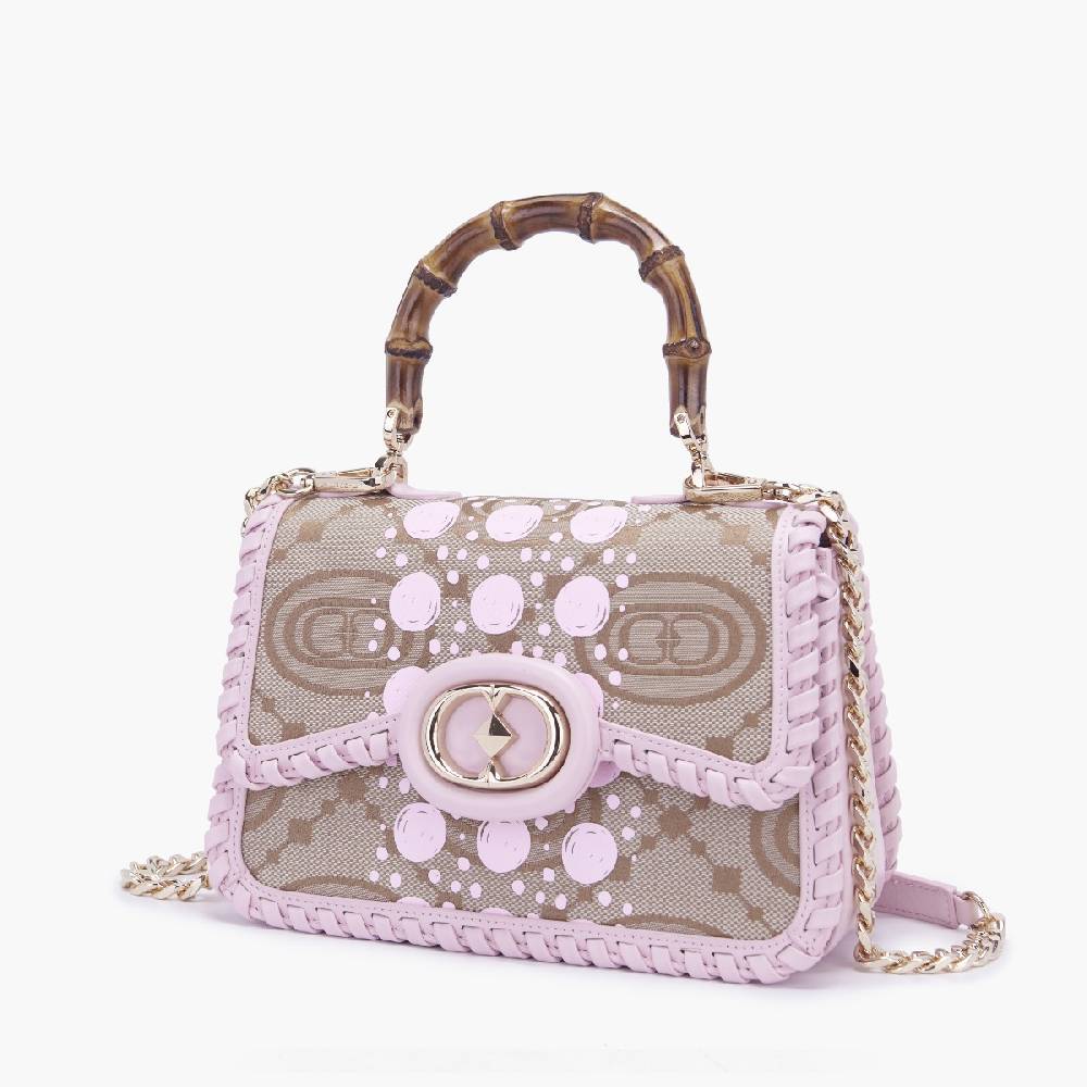 La Carrie BORSA A MANO MONOGRAM ROSA Fino Al -60%