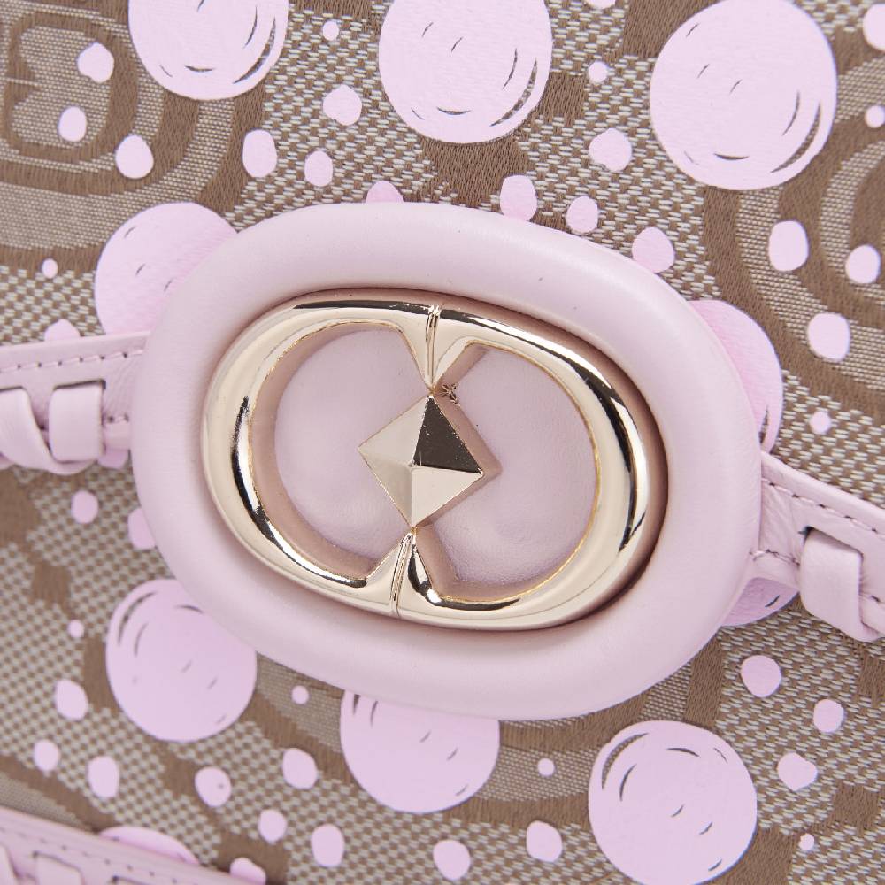 La Carrie BORSA A MANO MONOGRAM ROSA Fino Al -60%