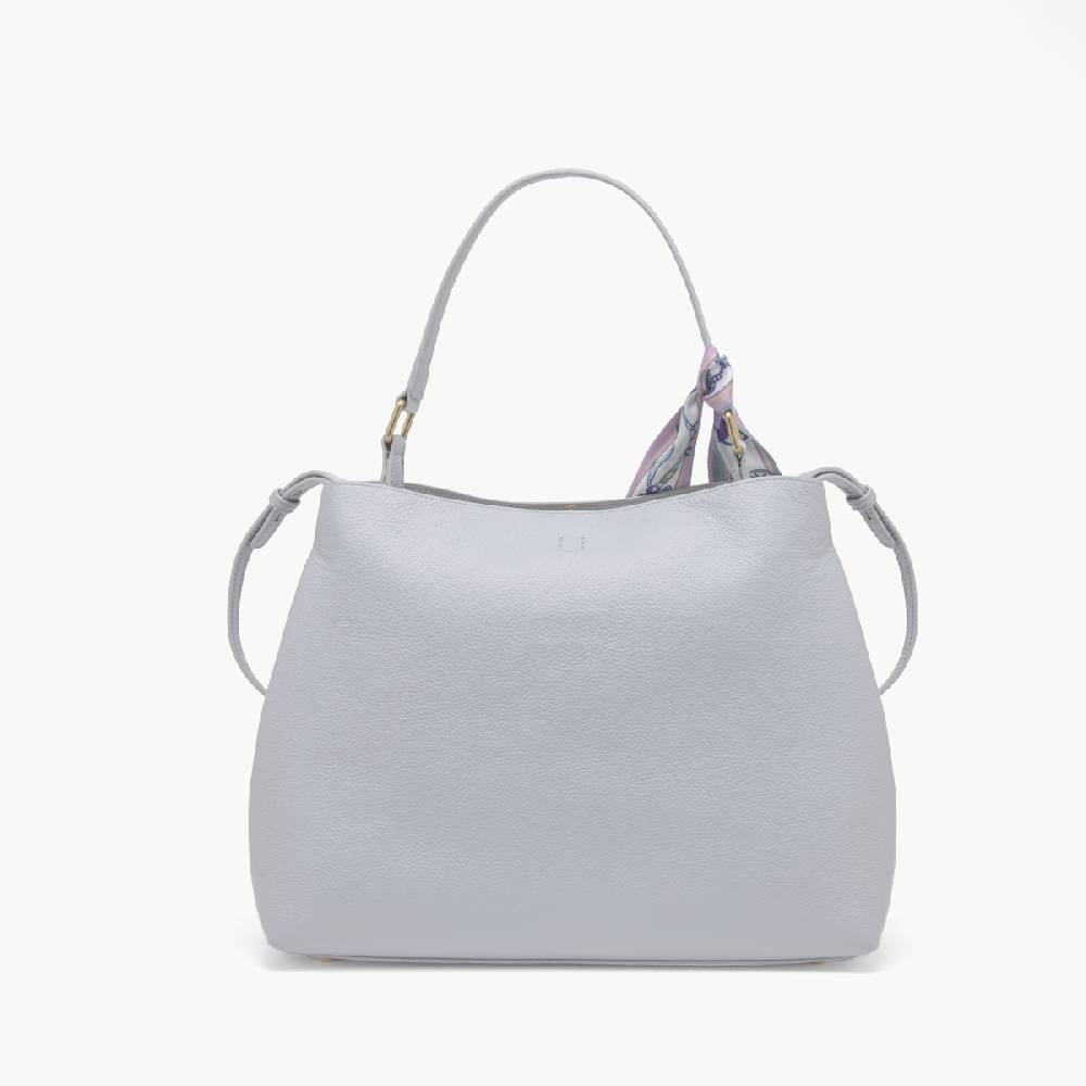 La Carrie BORSA SHOPPING DRILLED SKY Sottocosto