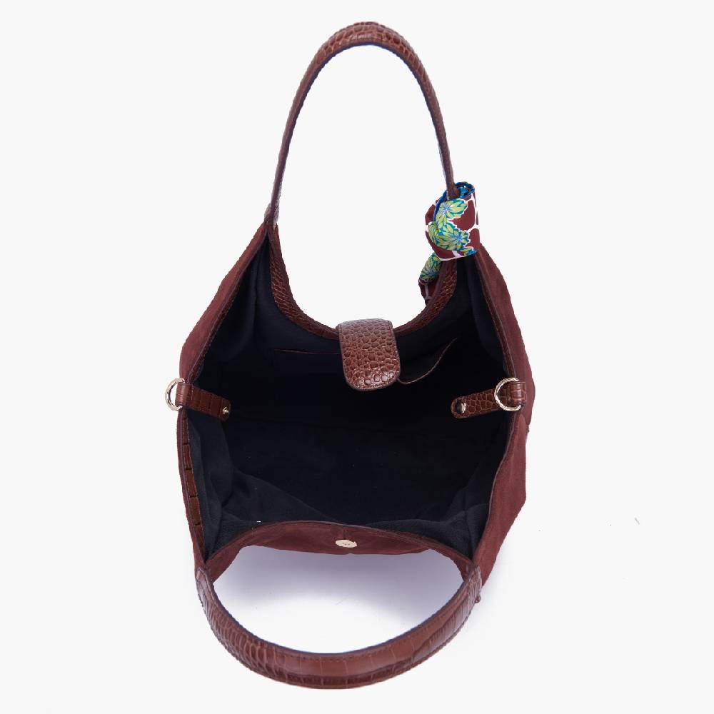 La Carrie BORSA SHOPPING TEMPEST BROWN Sconto